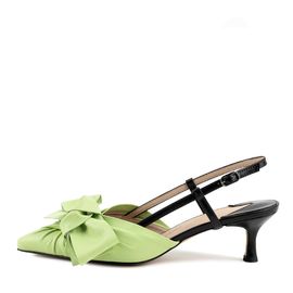 [KUHEE] Sling_back 2007K 5cm-Women's Slingback Pumps Open Toe Sandals Handmade Shoes - Made in Korea